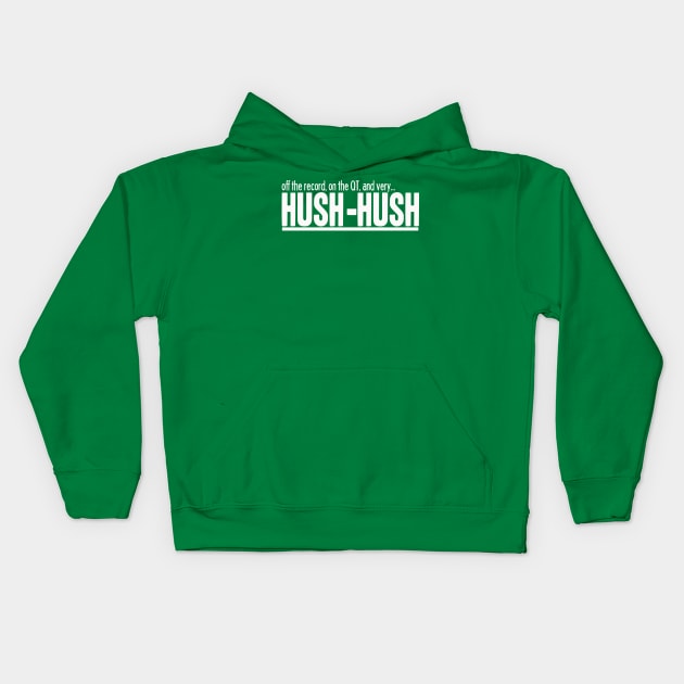 Hush-Hush Kids Hoodie by inesbot